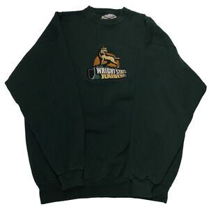 Wright State Raiders Oarsman 913 Embroidered Wolf Crewneck Sweatshirt XXL